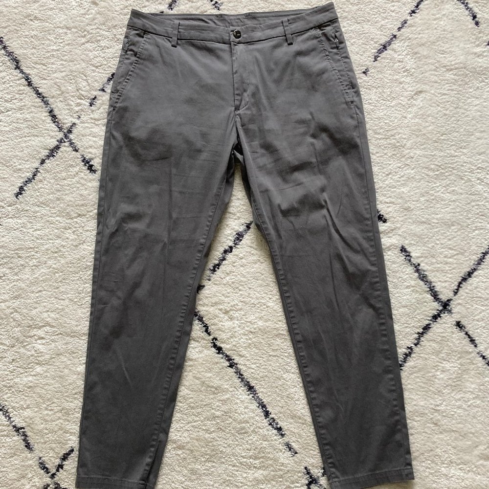 Birddogs Gray Khaki Pants with built-in liner size 34/30